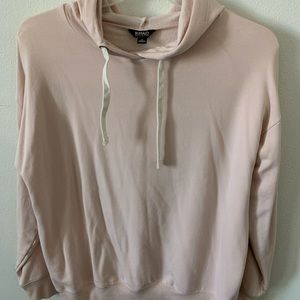WOMENS LIGHT PINK STRETCHY CREW NECK